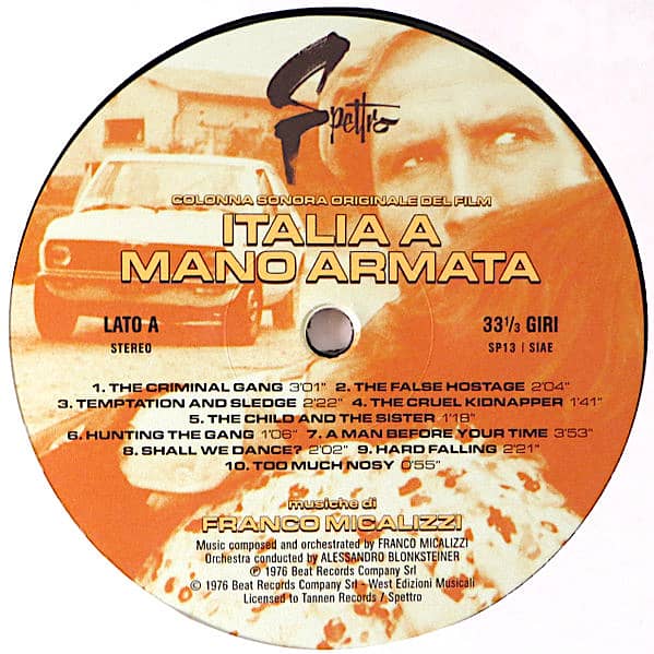 Italia A Mano Armata ( LP, Limited Edition, Numbered ) 2