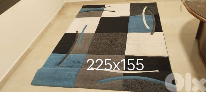 carpet and electric heater