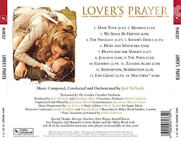 Lover's Prayer ( CD ) 1