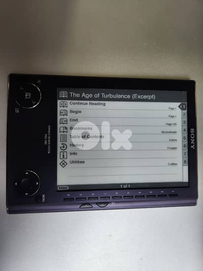 sony reader tablet prs505
