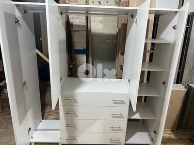 خزانة 4 درف جديدة من المعمل بافضل الاسعار