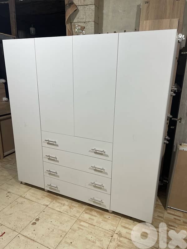 خزانة 4 درف جديدة من المعمل بافضل الاسعار 1