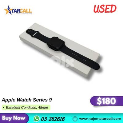 Apple Watch Series 9  Excellent Condition, 45mm