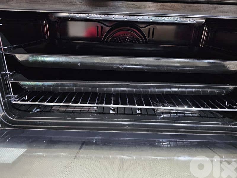 فرن انكاستري ايطالي ٩٠ سم و غاز ٥ عيون 2