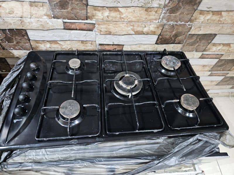 فرن انكاستري ايطالي ٩٠ سم و غاز ٥ عيون 4