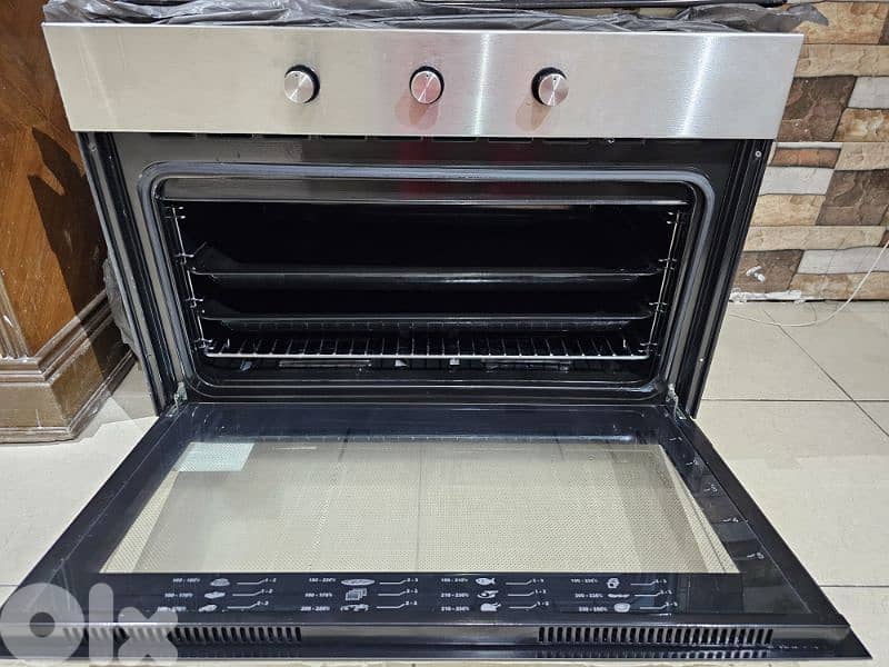 فرن انكاستري ايطالي ٩٠ سم و غاز ٥ عيون 6