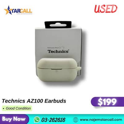 Technics AZ100 Earbuds  Good Condition