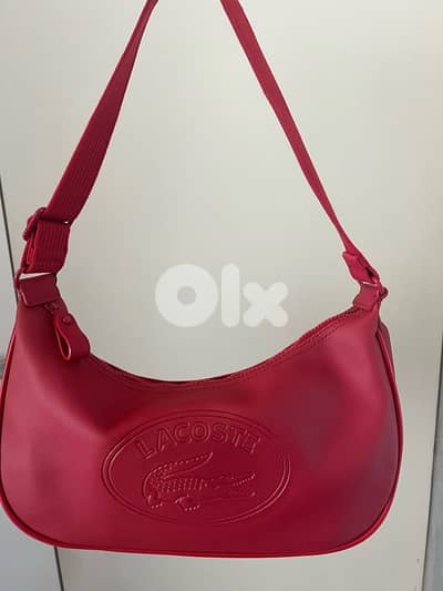 lacoste red bag