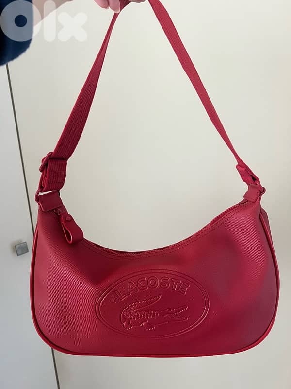 lacoste red bag 1