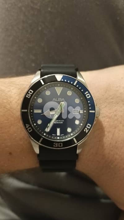 alba by seiko diver watch quartz