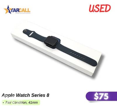 Apple Watch Series 8  Fair Condition, 41mm