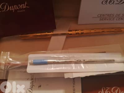 vintage dupont  plaque d or