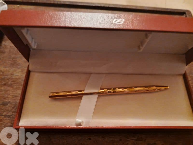 vintage dupont  plaque d or 3