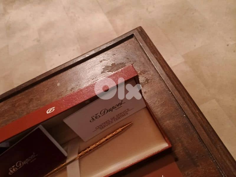 vintage dupont  plaque d or 4