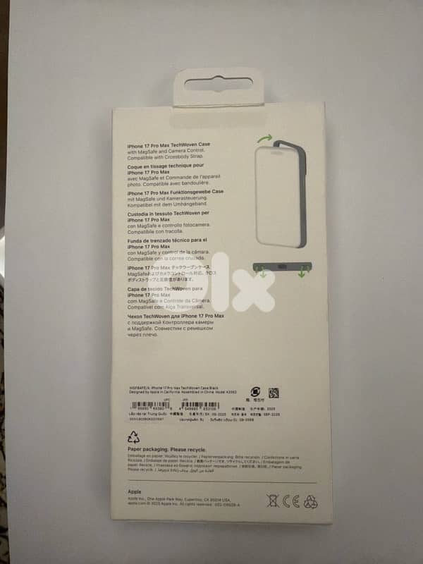 iphone 17 Pro Max Techwoven case with Magsafe-black 1