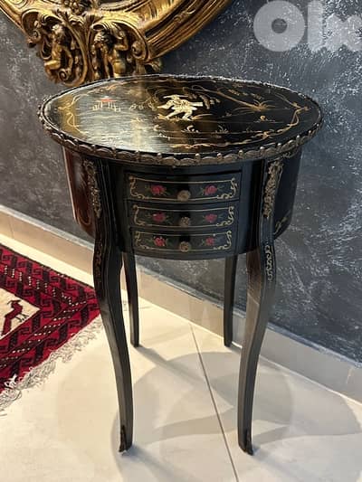 PAIR OF LOUIS XV STYLE TABLES EN CHIFFONIER, Hand