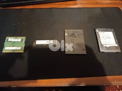 Rams, Nvme, SSD & HDD sata