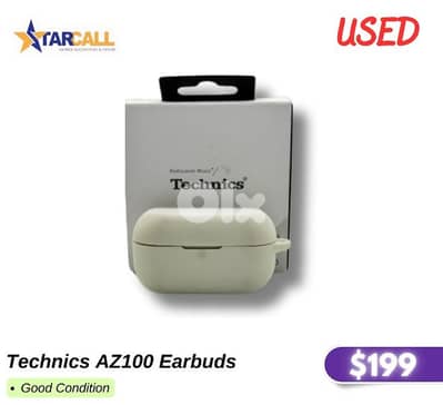 Technics AZ100 Earbuds  Good Condition
