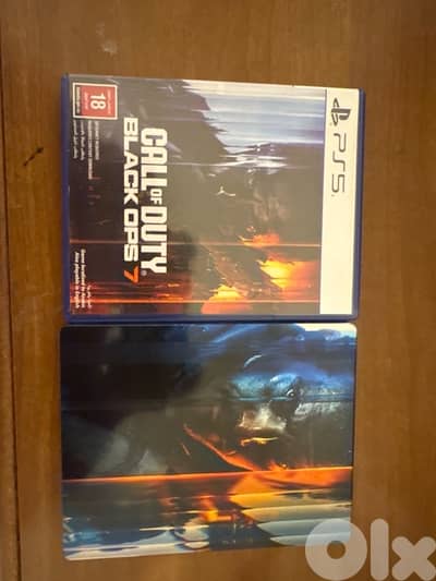 call of duty black ops 7 barely used (steel book included)