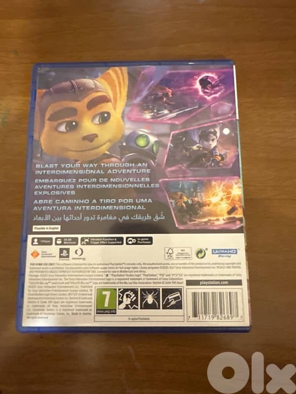ratchet and clank rift apart (barely used) 1