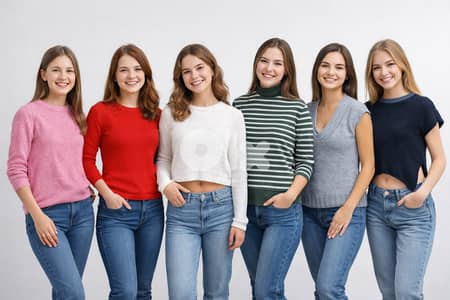 A Big Collection of Female European Sweaters (Wool&Cotton)