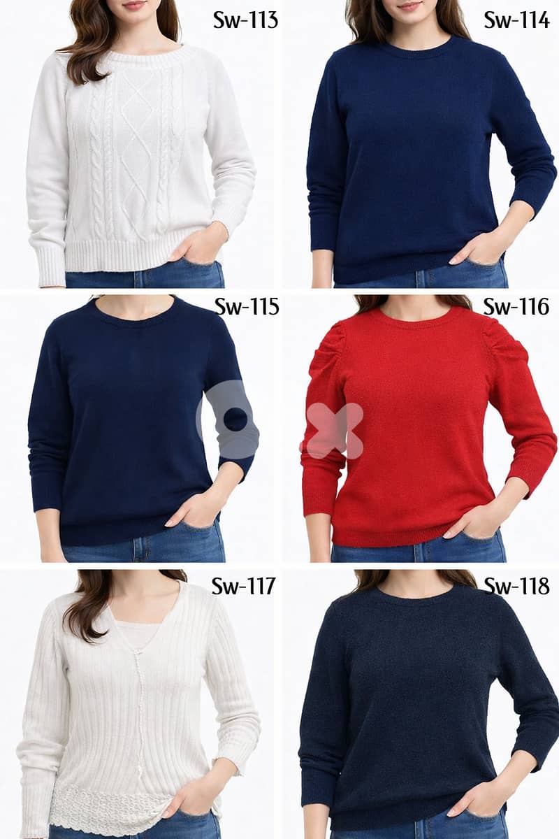 A Big Collection of Female European Sweaters (Wool&Cotton) 3