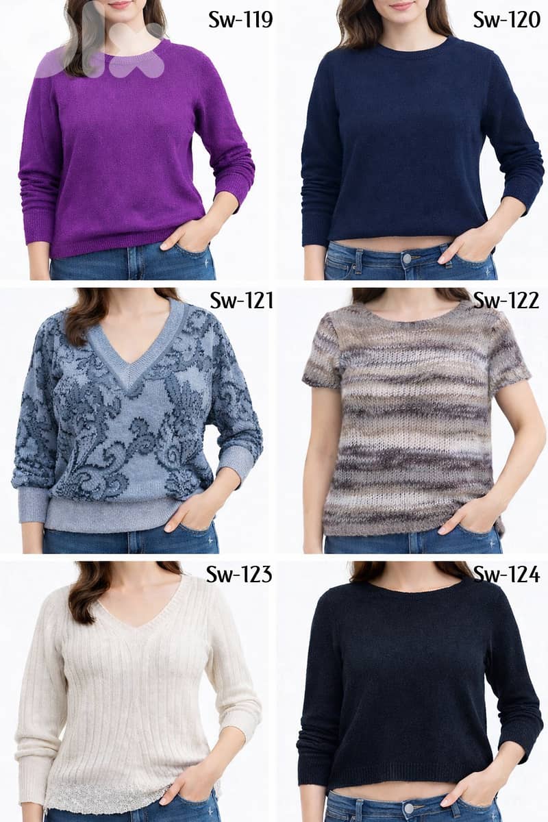 A Big Collection of Female European Sweaters (Wool&Cotton) 4
