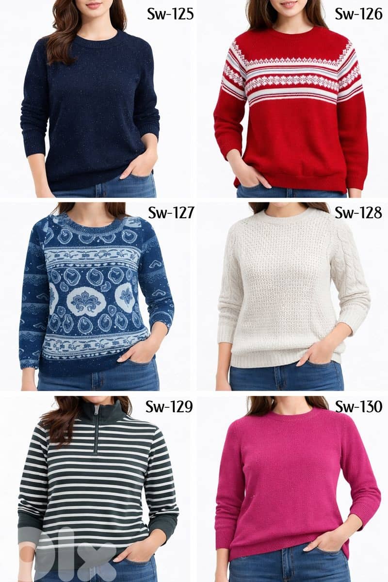 A Big Collection of Female European Sweaters (Wool&Cotton) 5