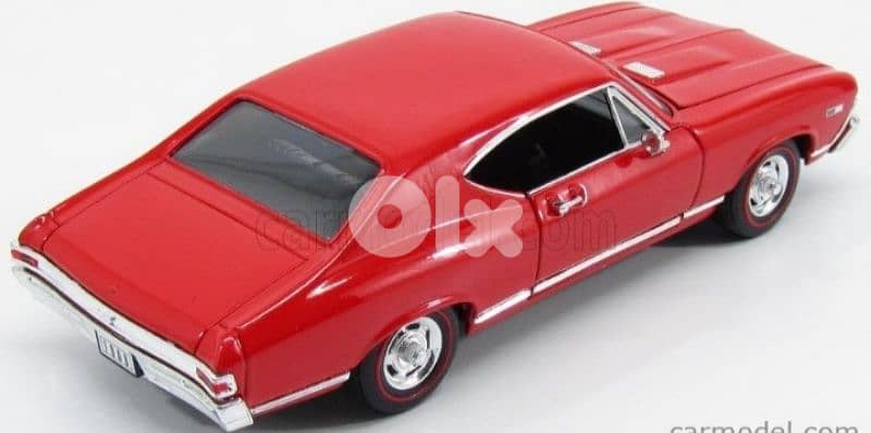 Chevrolet Chevelle SS 396 1968 diecast car model 1;24 2