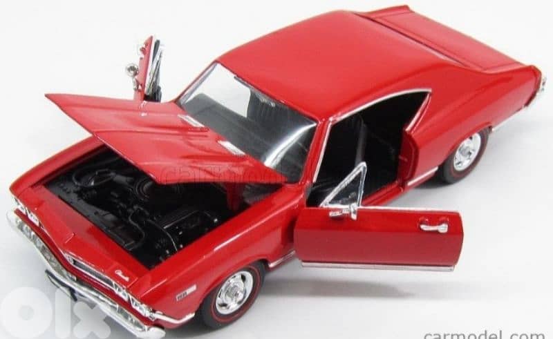 Chevrolet Chevelle SS 396 1968 diecast car model 1;24 3