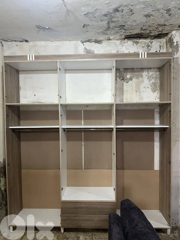 اوضة نوم تختين تفصيل جديد ملبسة بالكامل 1