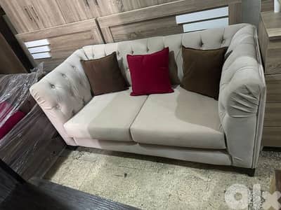 طقم كنبايات شغل توصاية خشب زان كتير مرتب