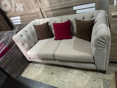 طقم كنبايات شغل توصاية خشب زان كتير مرتب