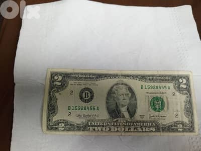2$ bills
