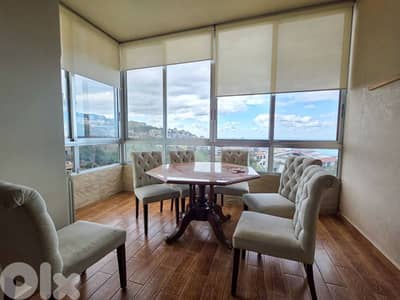 Semi Furnished Duplex in Beit El Kikko, Metn with Sea/Mountain View