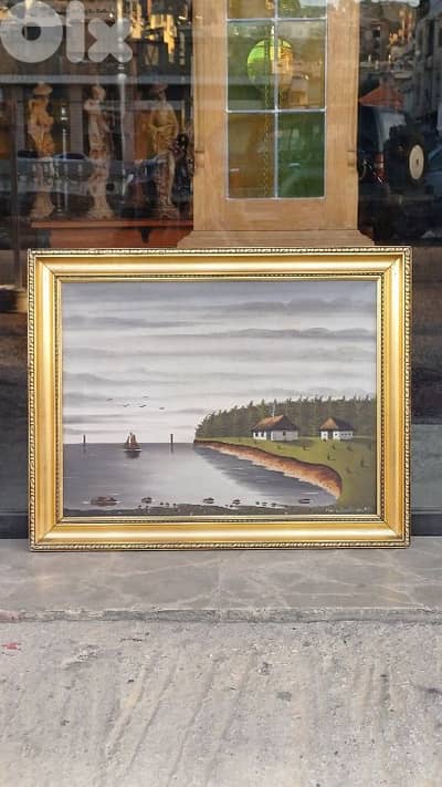 لوحة رسم زيتي اوروبية