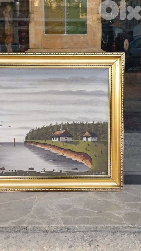 لوحة رسم زيتي اوروبية 3