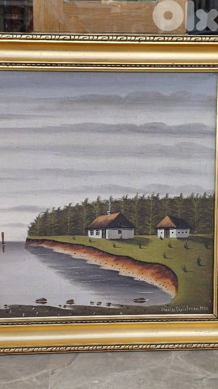 لوحة رسم زيتي اوروبية 4