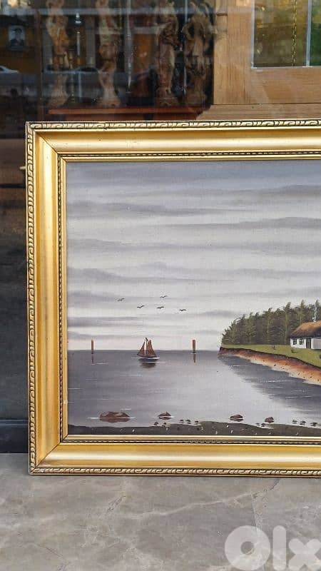 لوحة رسم زيتي اوروبية 5