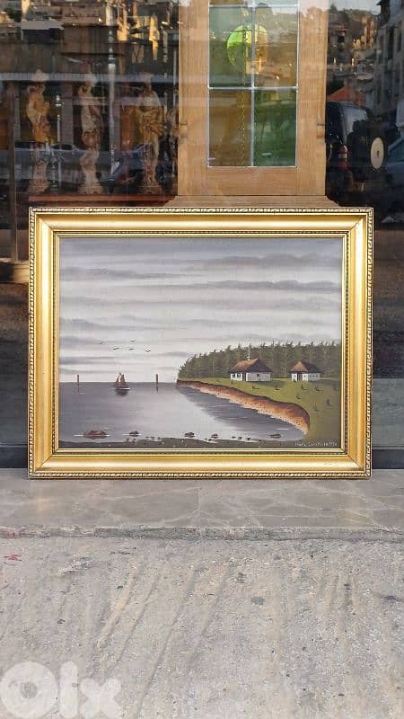 لوحة رسم زيتي اوروبية 7