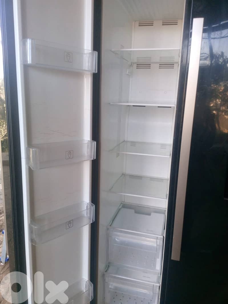 BEKO ASL141B American-Style Fridge Freezer - Black 5