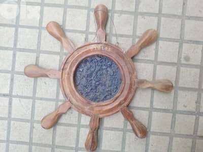 دركسيون باخرة خشب ديكور حجم 40 سنتم