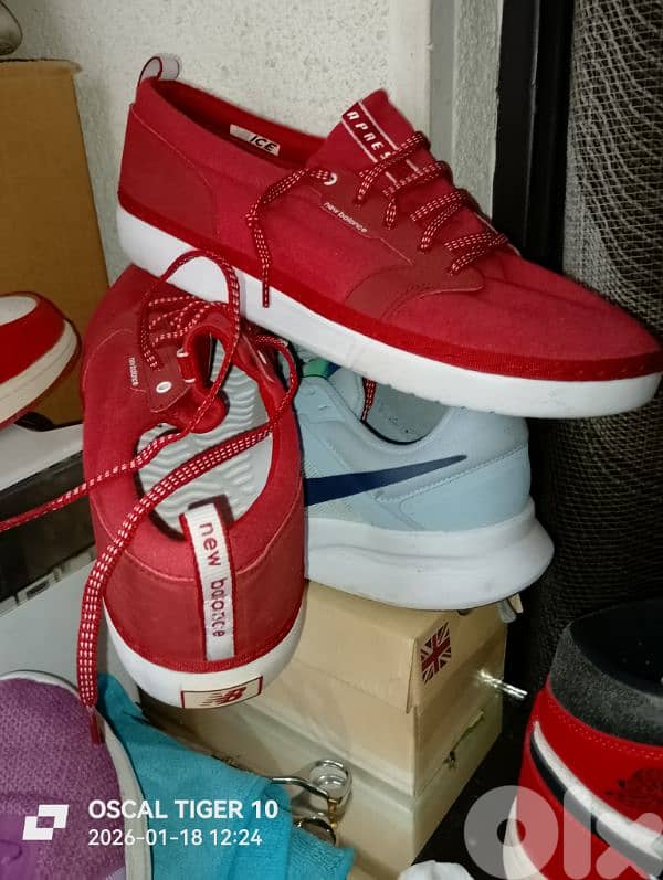 New balance red made in Vietnam 1