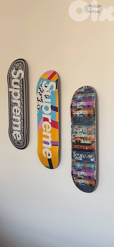 Original Supreme skateboard decks