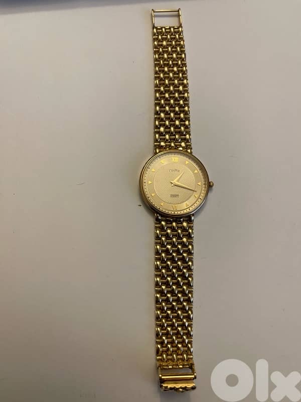 14k solid gold Condor men’s watch made in Italy 43.3 grams 1