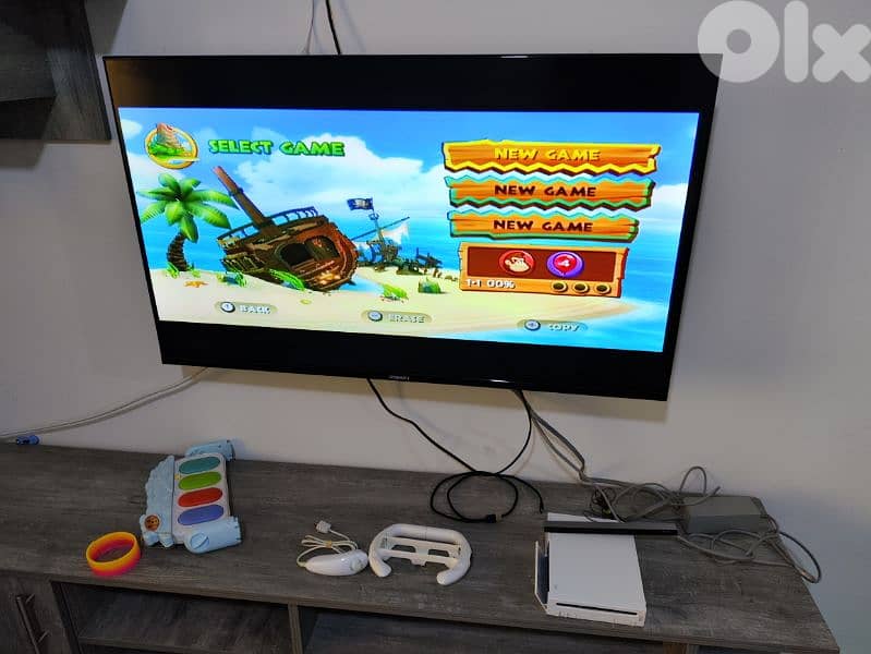 Nintendo Wii modded with games 3