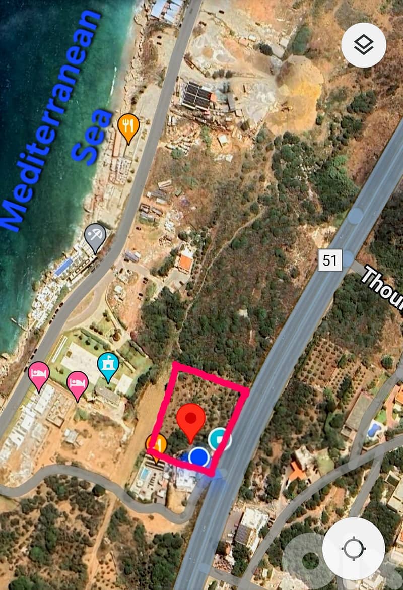 Land Thoum for sale/ 30% ROI / 70M facade on Tripoli- Beirut Highway/ 4