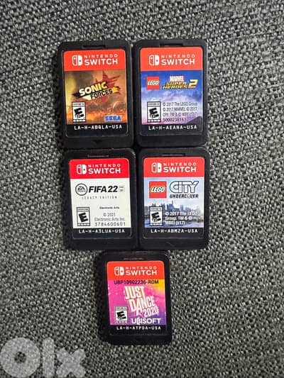 Nintendo Switch Games in Excellent Condition (20$ each)