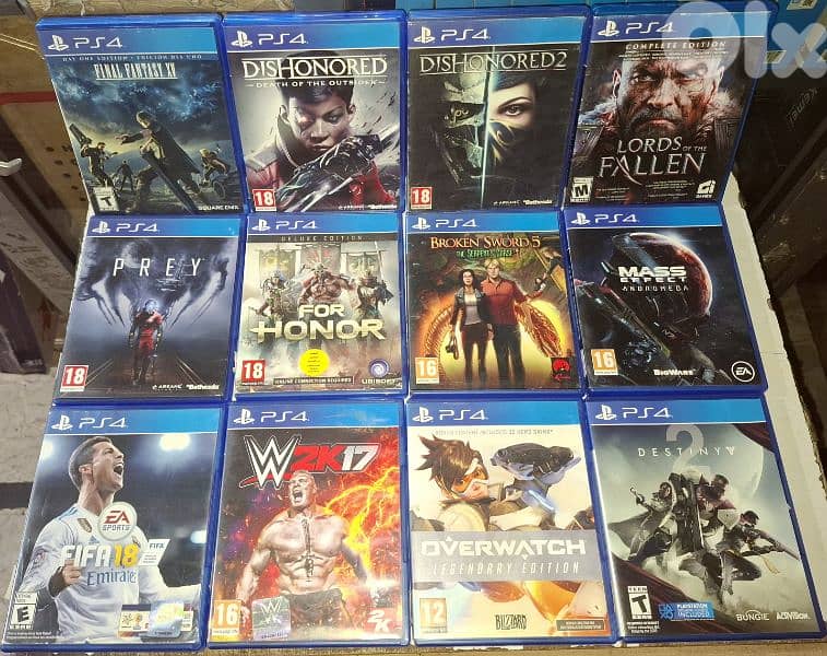 Used PS4 games. check description for more information 1