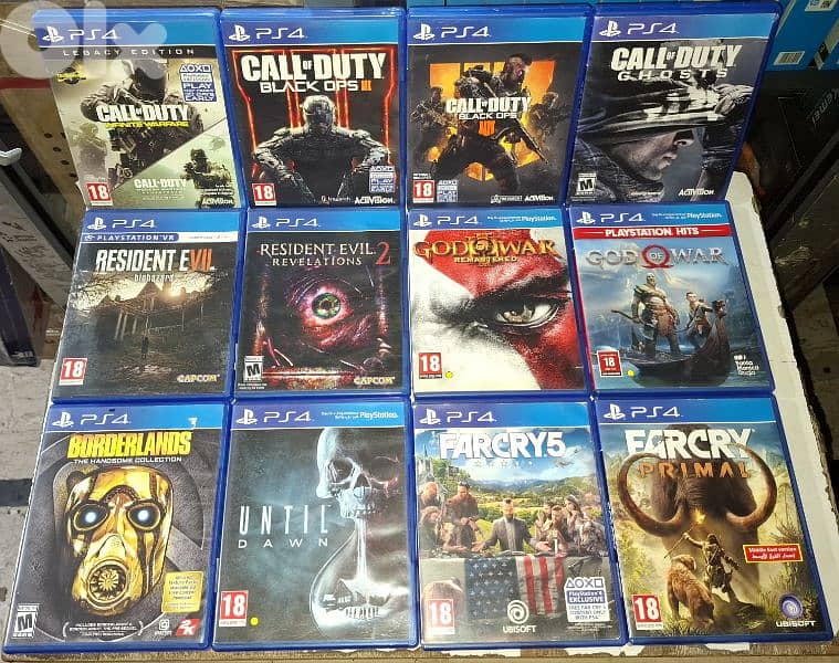 Used PS4 games. check description for more information 3
